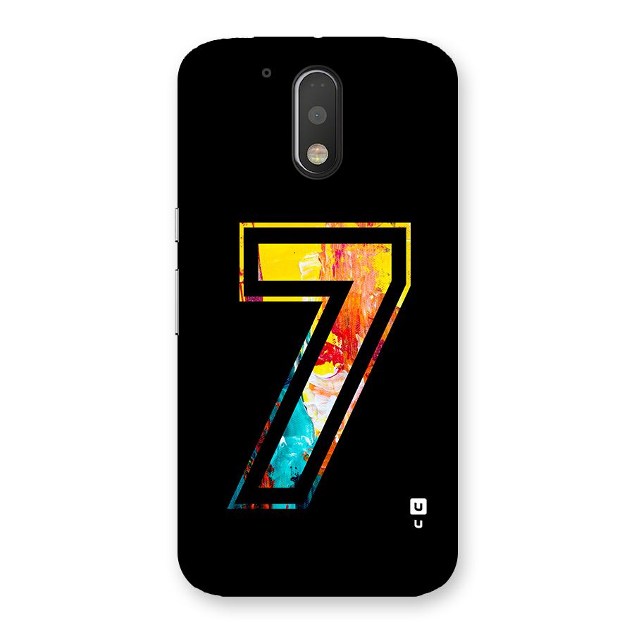 Lucky Number Back Case for Moto G4