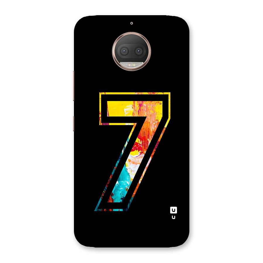 Lucky Number Back Case for Moto G5s Plus