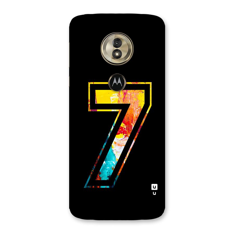 Lucky Number Back Case for Moto G6 Play