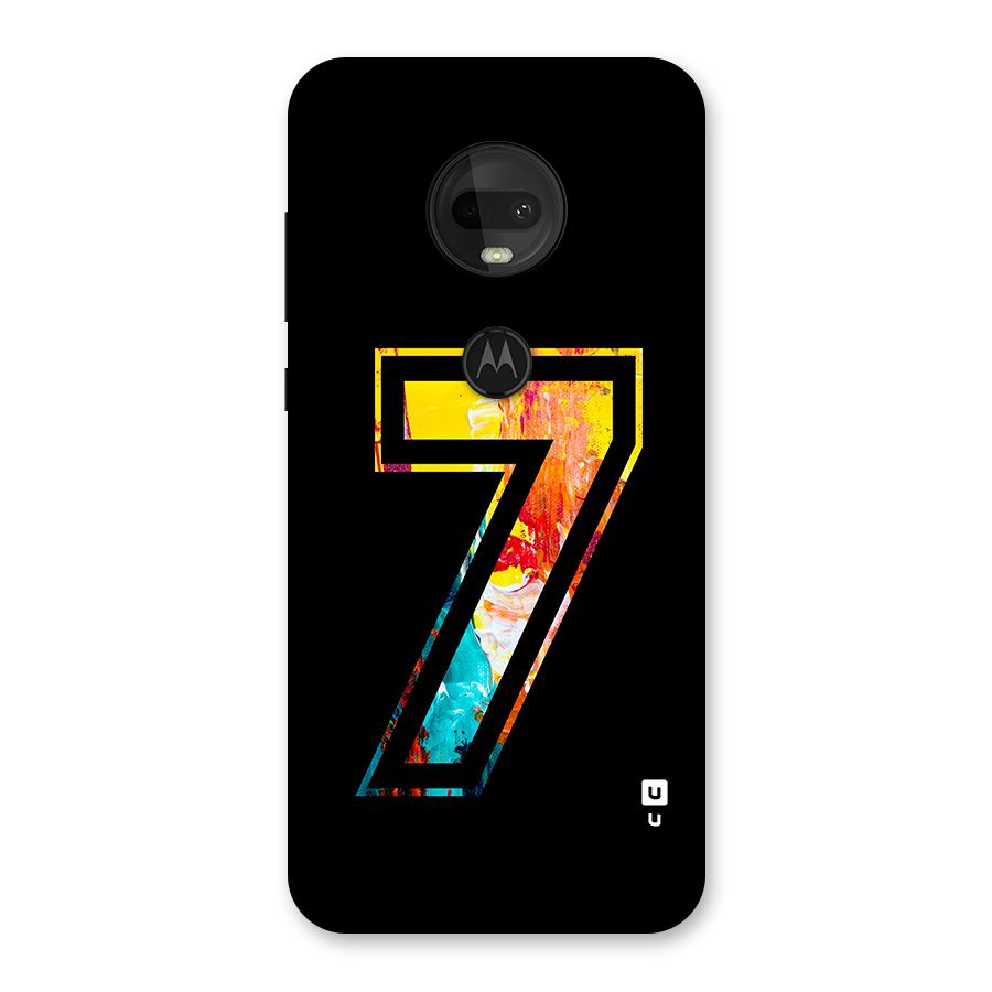 Lucky Number Back Case for Moto G7