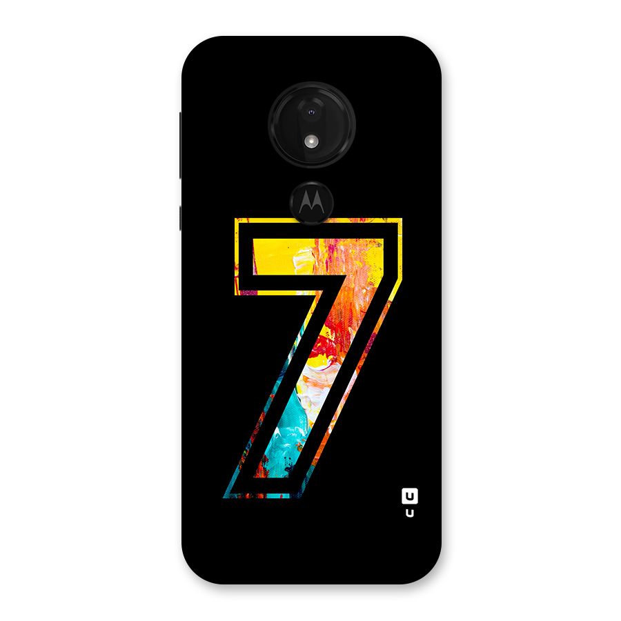 Lucky Number Back Case for Moto G7 Power