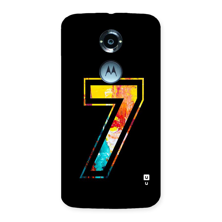 Lucky Number Back Case for Moto X2