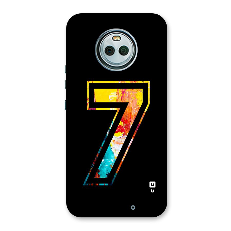 Lucky Number Back Case for Moto X4