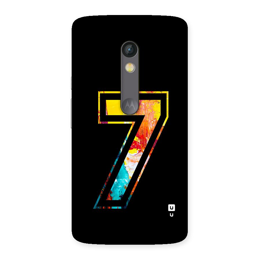 Lucky Number Back Case for Moto X Play