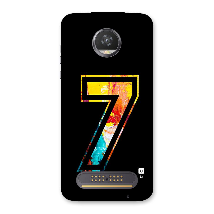 Lucky Number Back Case for Moto Z2 Play
