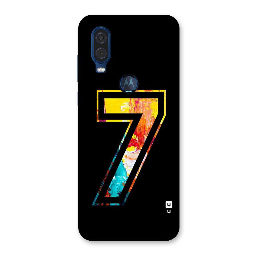 Lucky Number Back Case for Motorola One Vision