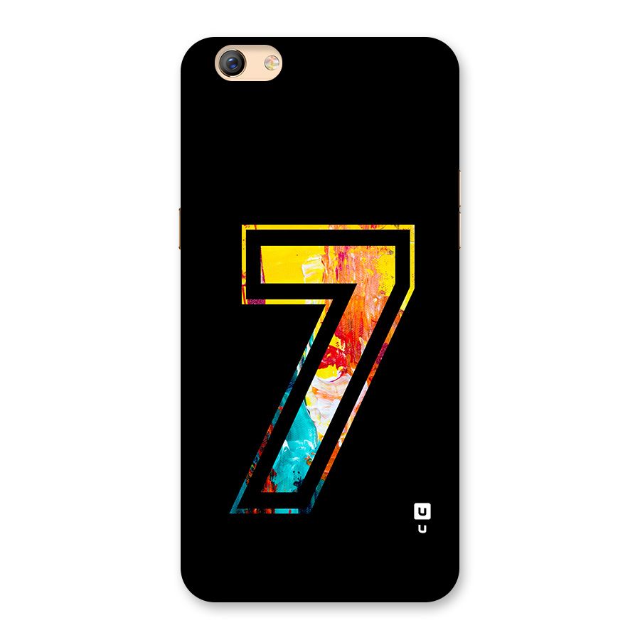 Lucky Number Back Case for Oppo F3 Plus
