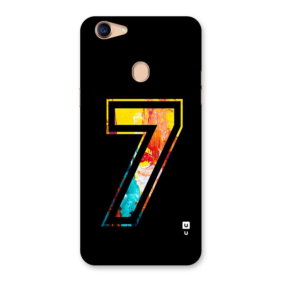 Lucky Number Back Case for Oppo F5 Youth