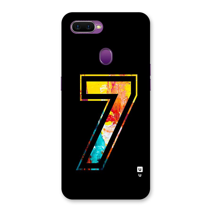 Lucky Number Back Case for Oppo F9