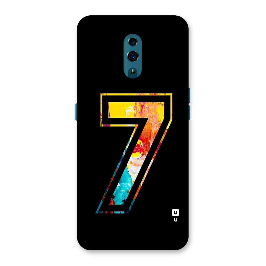 Lucky Number Back Case for Oppo Reno