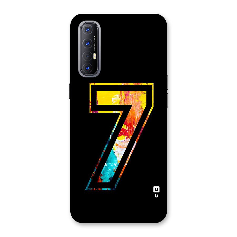 Lucky Number Back Case for Oppo Reno3 Pro