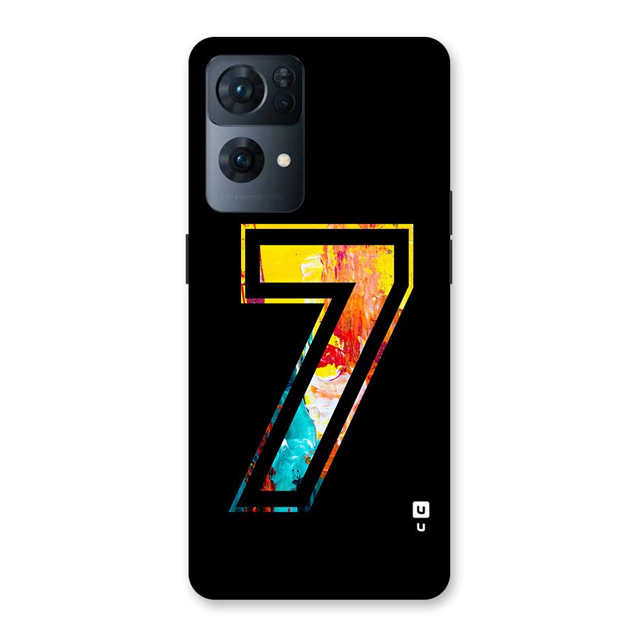 Lucky Number Back Case for Oppo Reno7 Pro 5G