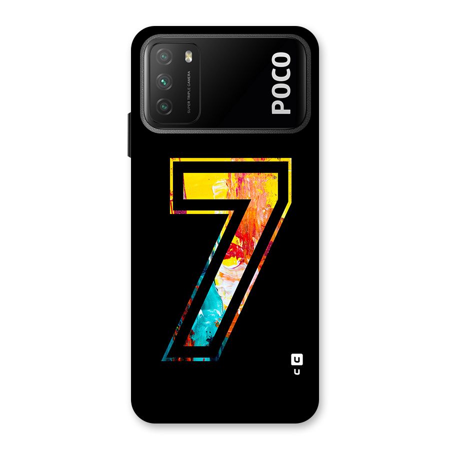 Lucky Number Back Case for Poco M3
