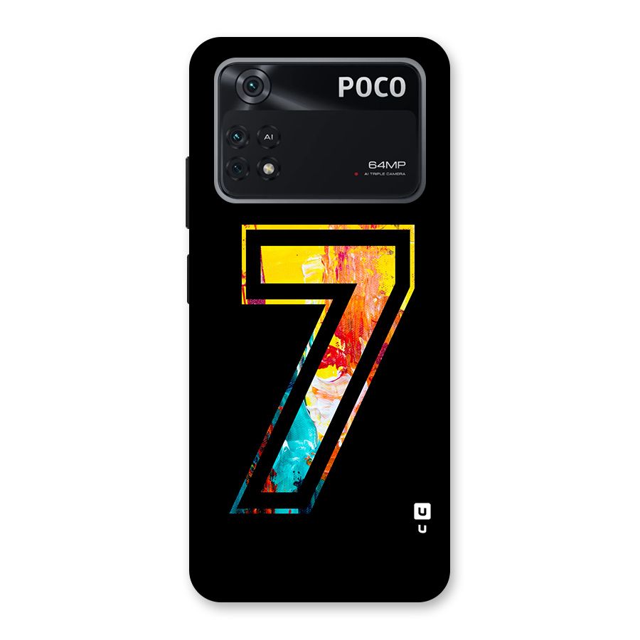 Lucky Number Back Case for Poco M4 Pro 4G