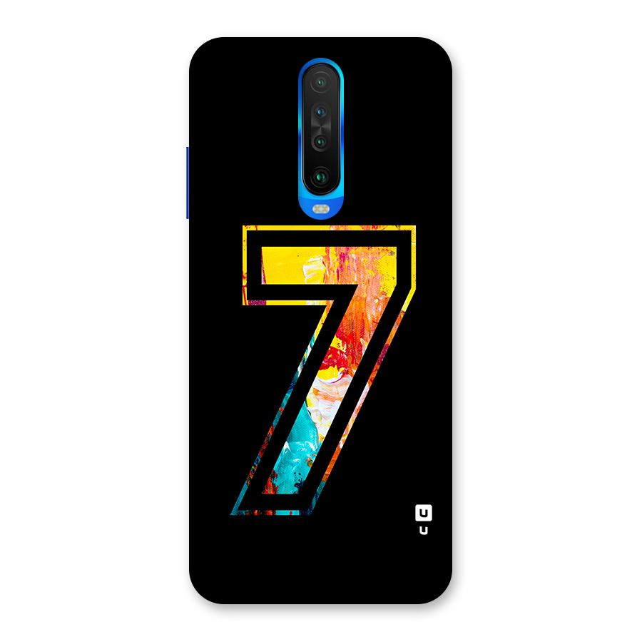 Lucky Number Back Case for Poco X2