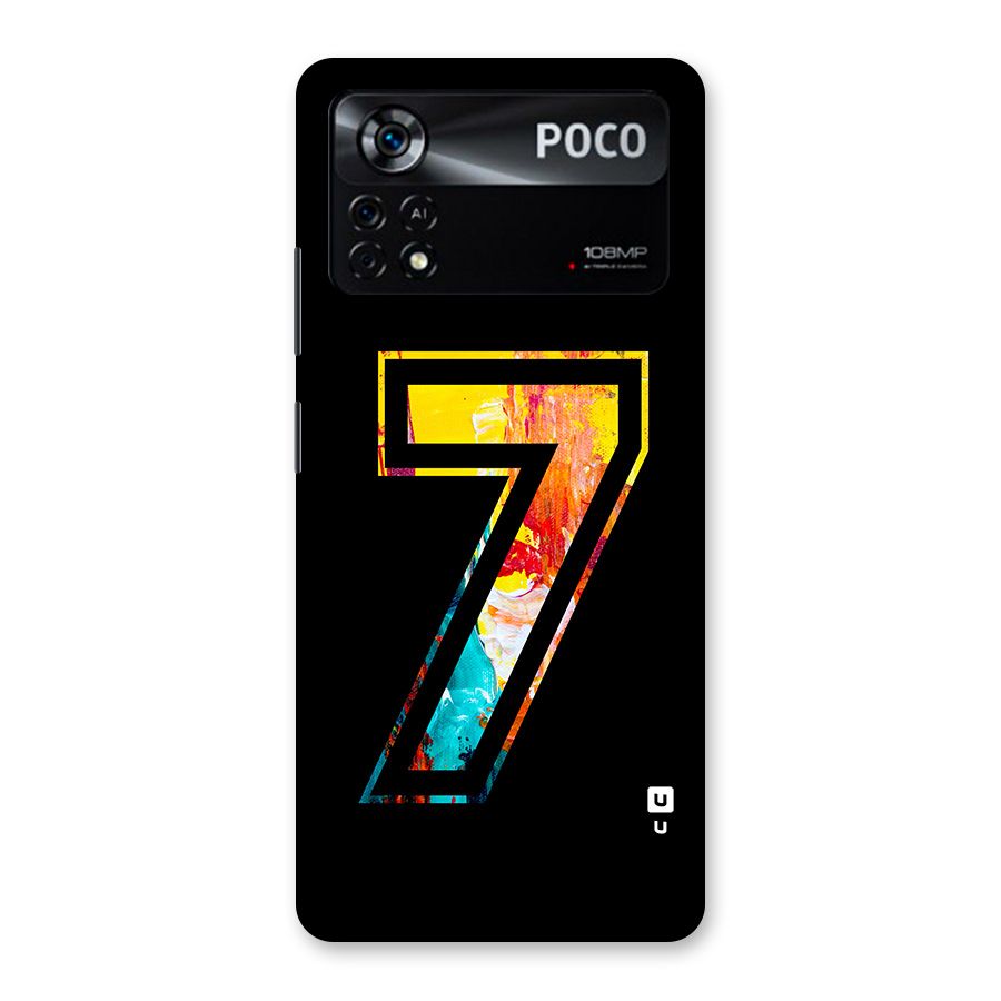Lucky Number Back Case for Poco X4 Pro 5G