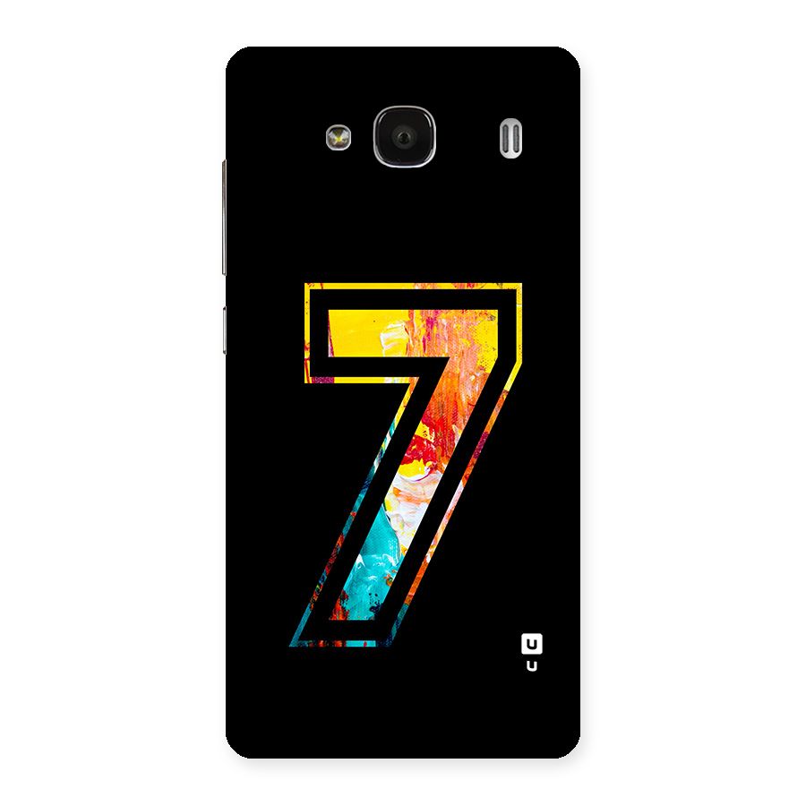 Lucky Number Back Case for Redmi 2s
