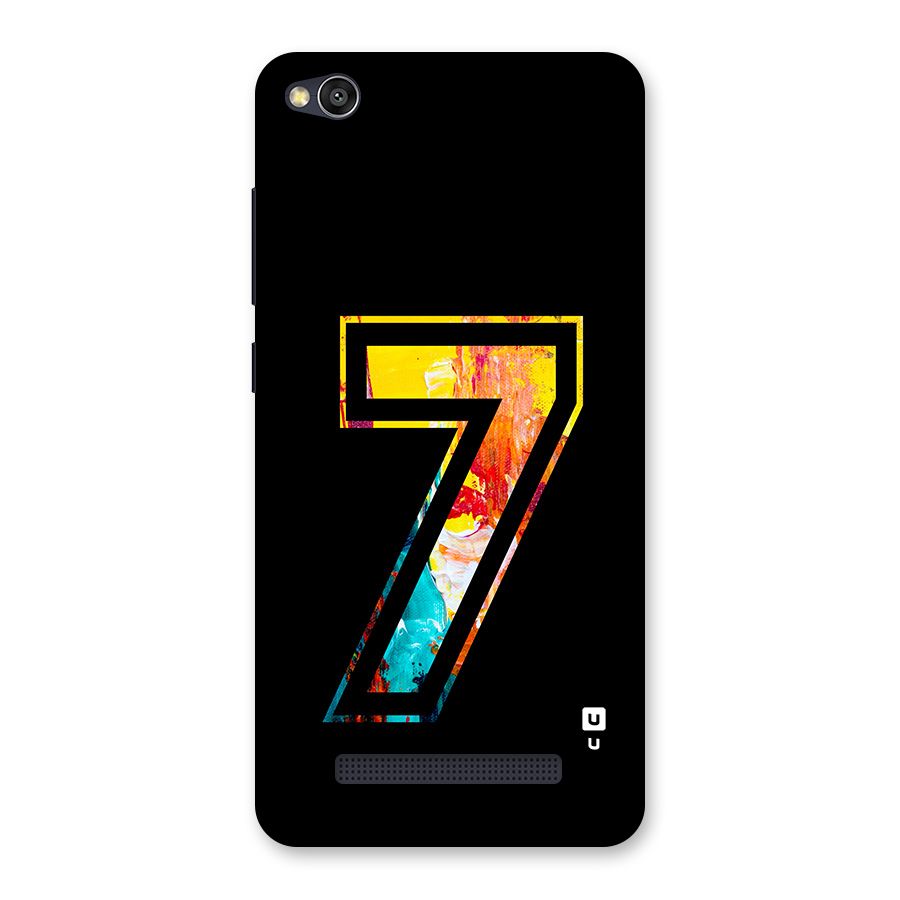Lucky Number Back Case for Redmi 4A