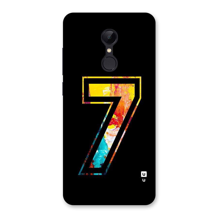 Lucky Number Back Case for Redmi 5