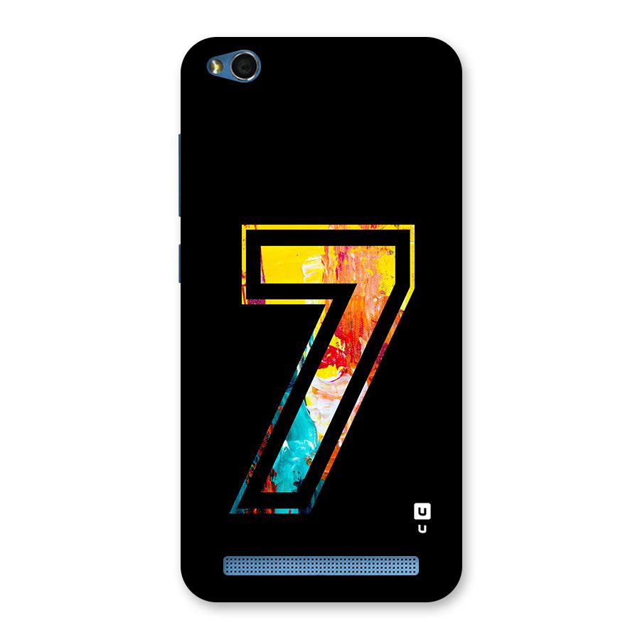 Lucky Number Back Case for Redmi 5A