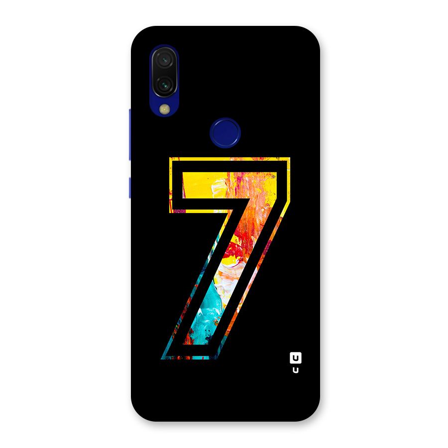 Lucky Number Back Case for Redmi 7