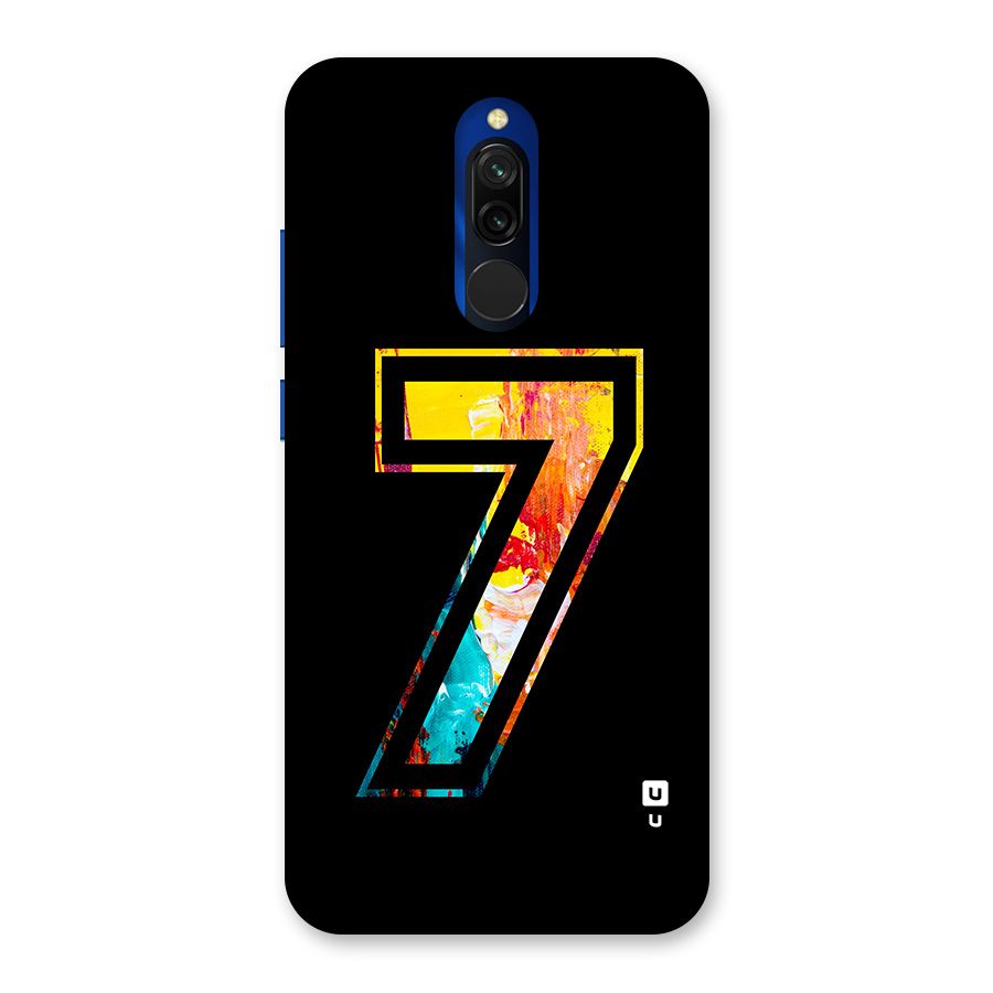 Lucky Number Back Case for Redmi 8
