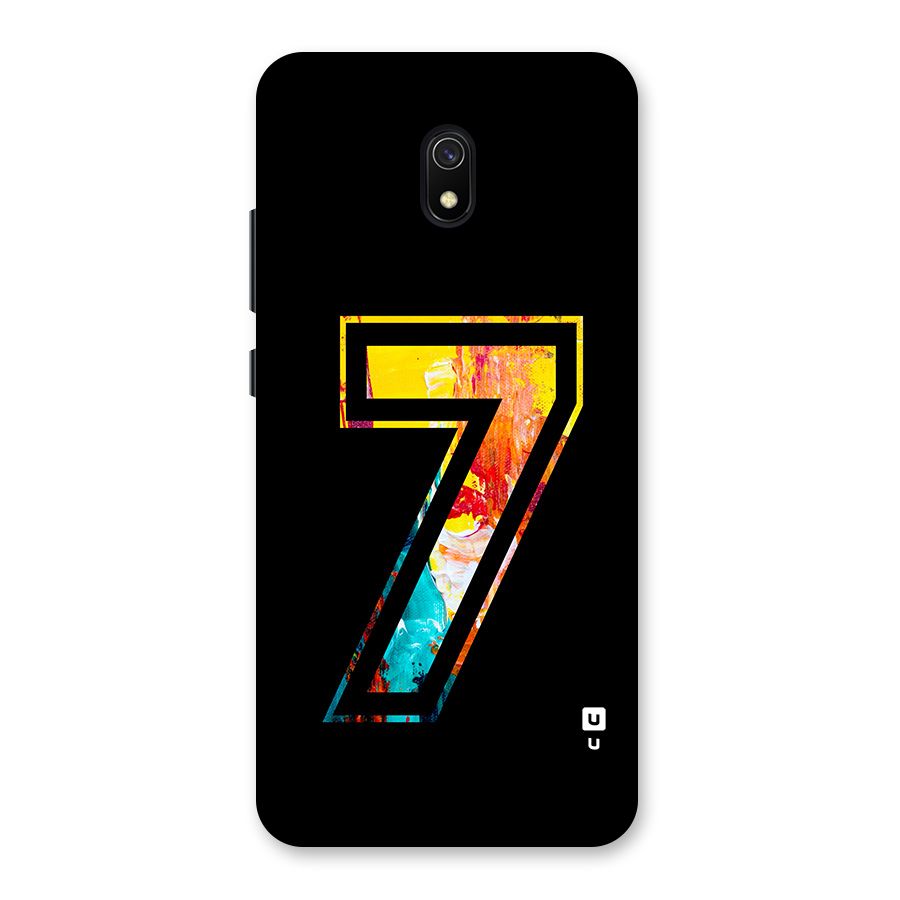 Lucky Number Back Case for Redmi 8A