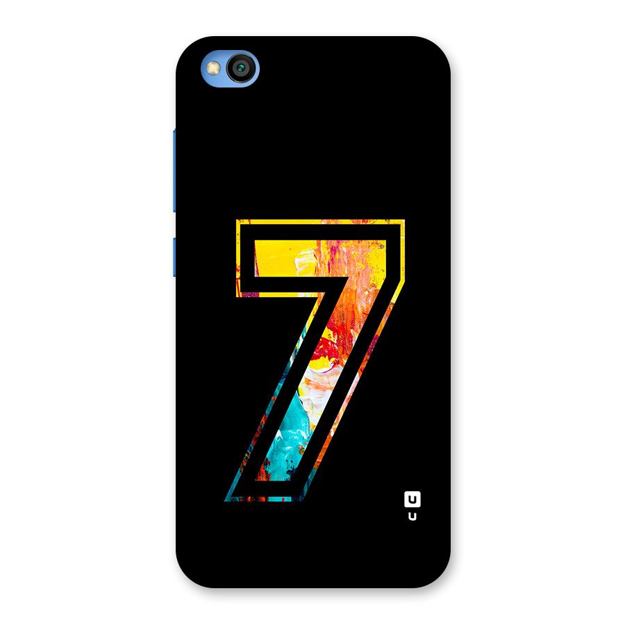 Lucky Number Back Case for Redmi Go
