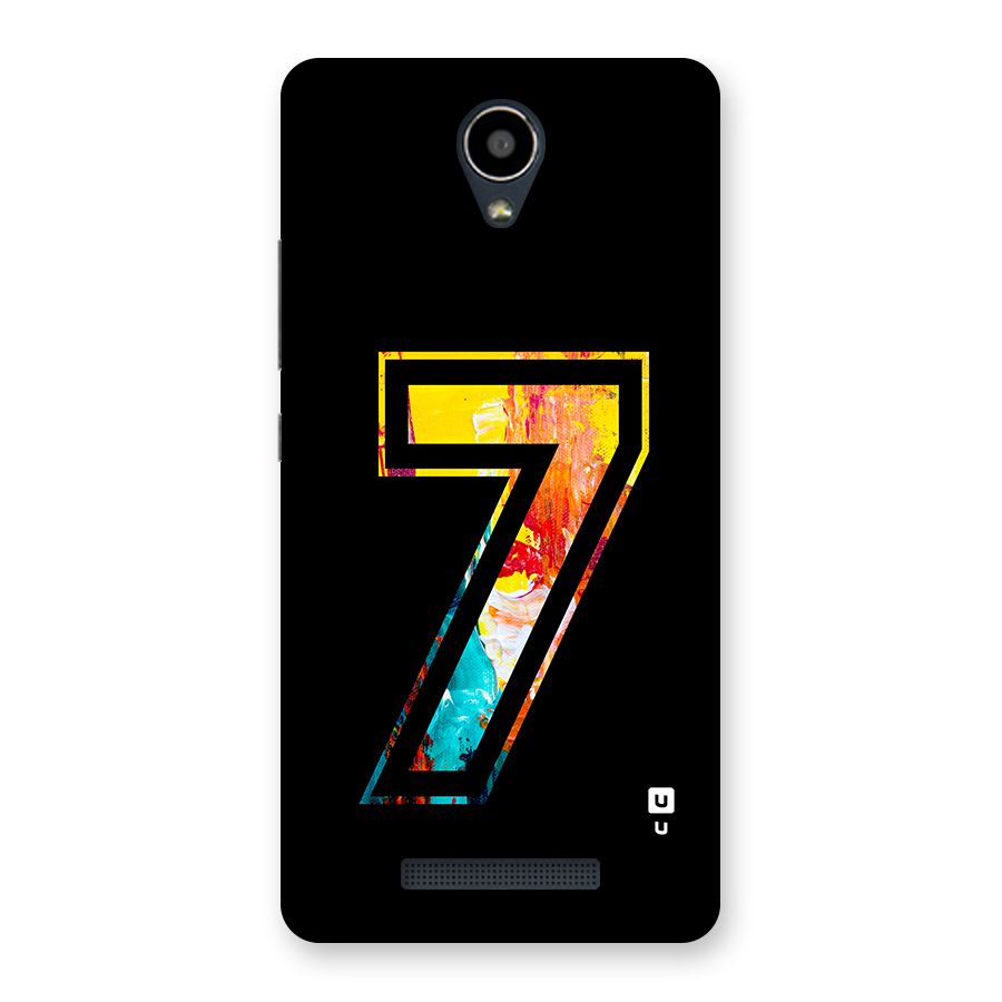Lucky Number Back Case for Redmi Note 2