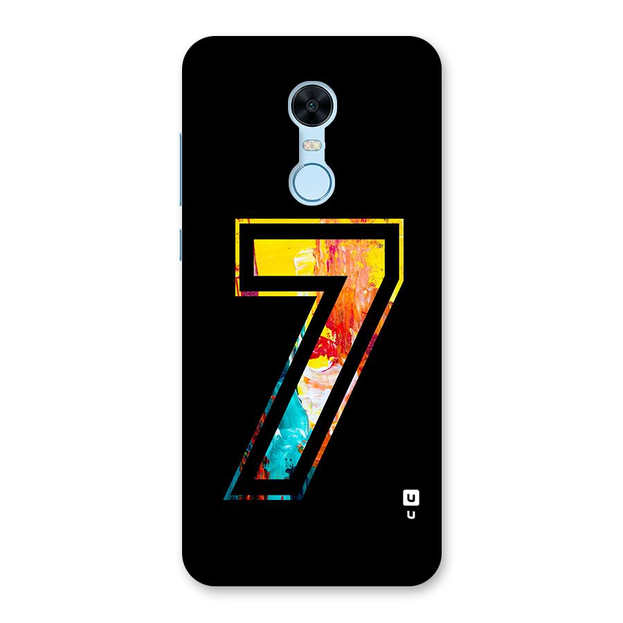 Lucky Number Back Case for Redmi Note 5
