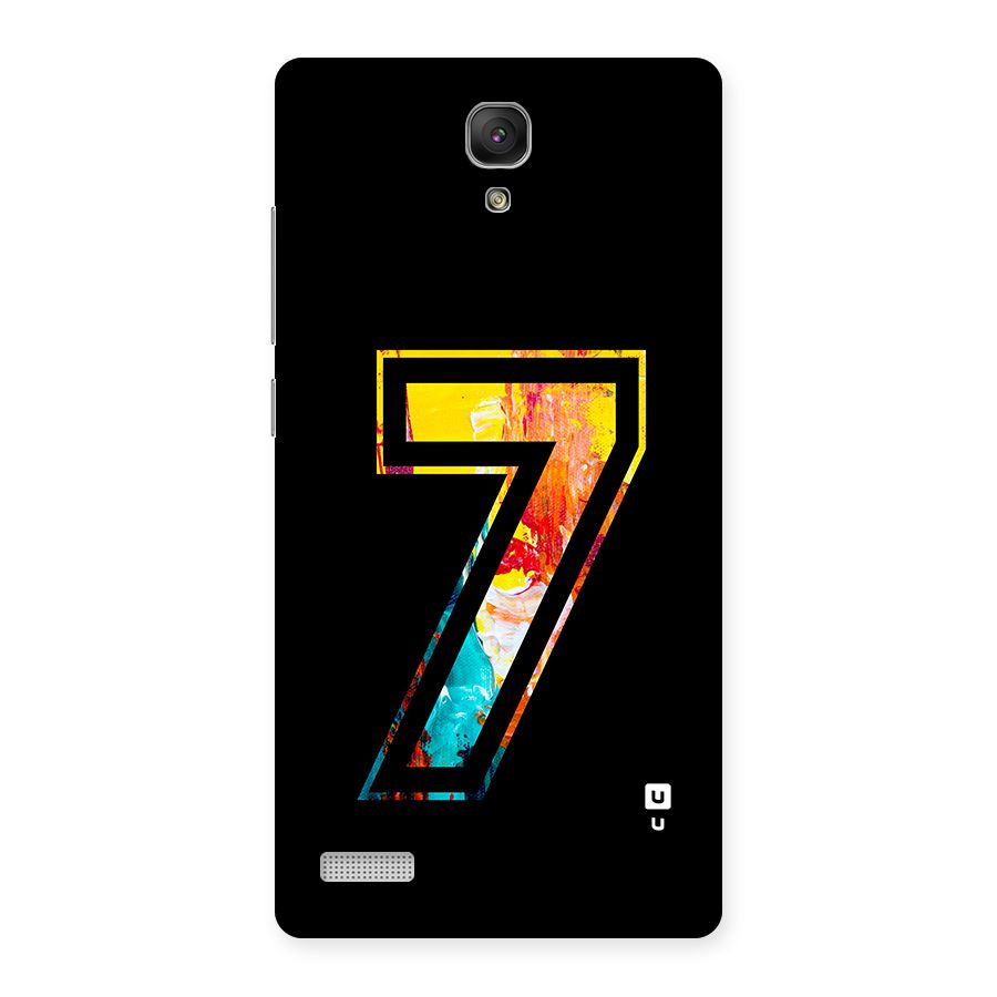 Lucky Number Back Case for Redmi Note Prime