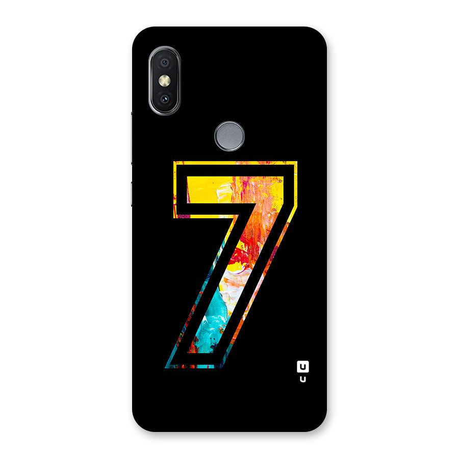 Lucky Number Back Case for Redmi Y2