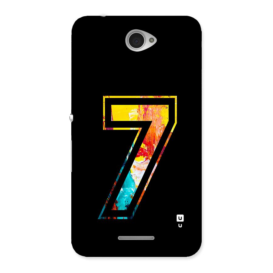 Lucky Number Back Case for Xperia E4