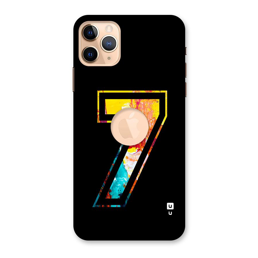 Lucky Number Back Case for iPhone 11 Pro Max Logo Cut