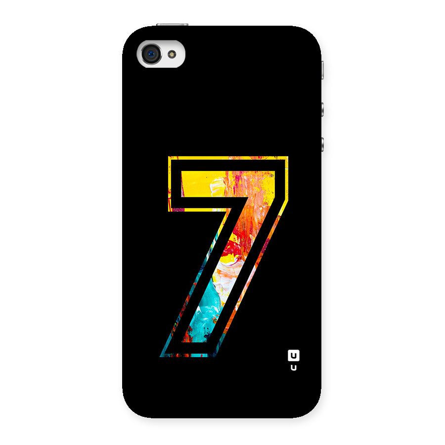 Lucky Number Back Case for iPhone 4 4s