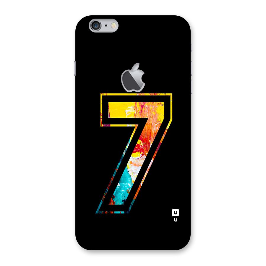 Lucky Number Back Case for iPhone 6 Plus 6S Plus Logo Cut