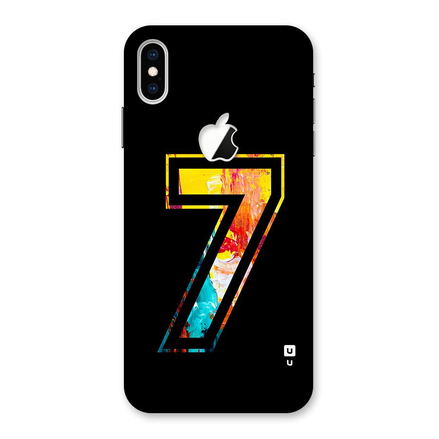 Lucky Number Back Case for iPhone XS Max Apple Cut