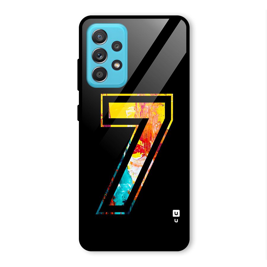 Lucky Number Glass Back Case for Galaxy A52