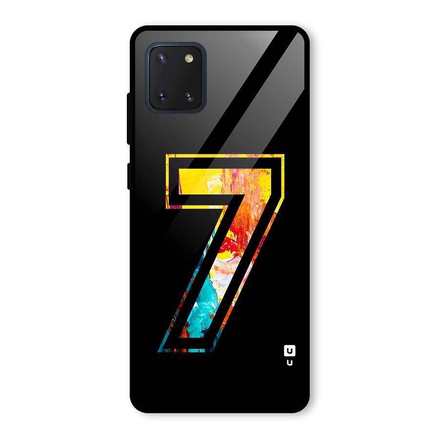 Lucky Number Glass Back Case for Galaxy Note 10 Lite