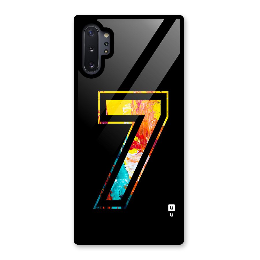 Lucky Number Glass Back Case for Galaxy Note 10 Plus