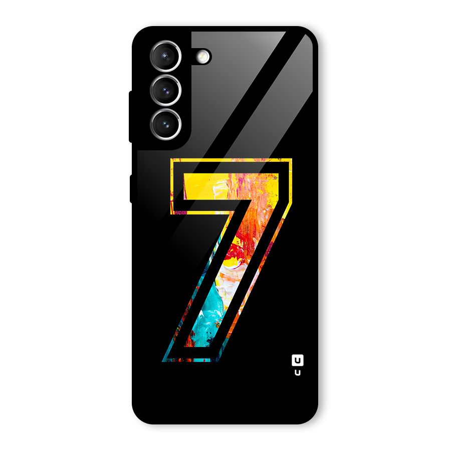 Lucky Number Glass Back Case for Galaxy S21 5G