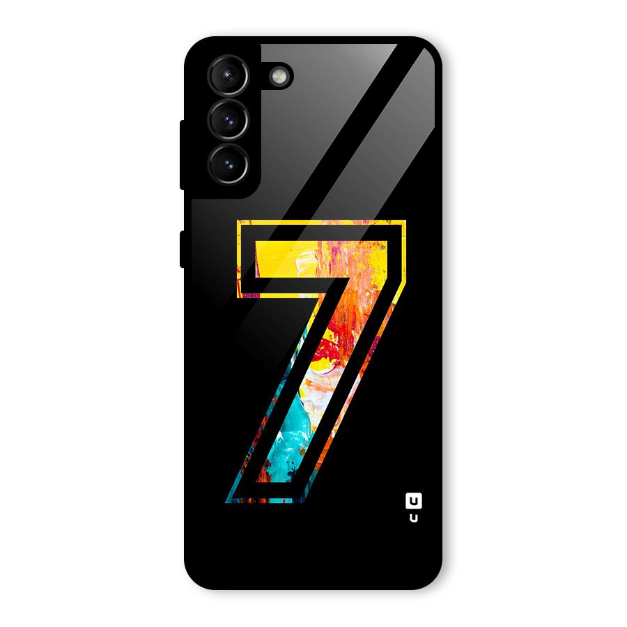 Lucky Number Glass Back Case for Galaxy S21 Plus