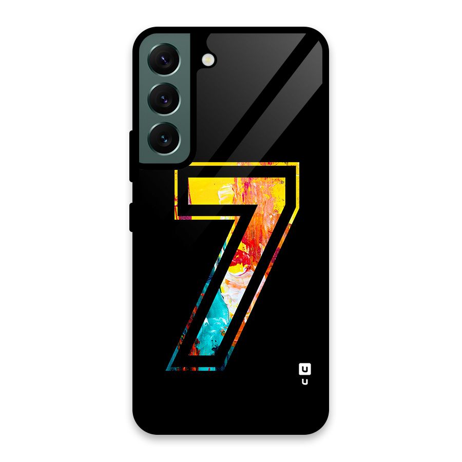 Lucky Number Glass Back Case for Galaxy S22 5G