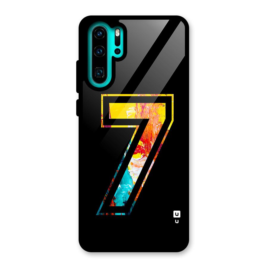 Lucky Number Glass Back Case for Huawei P30 Pro
