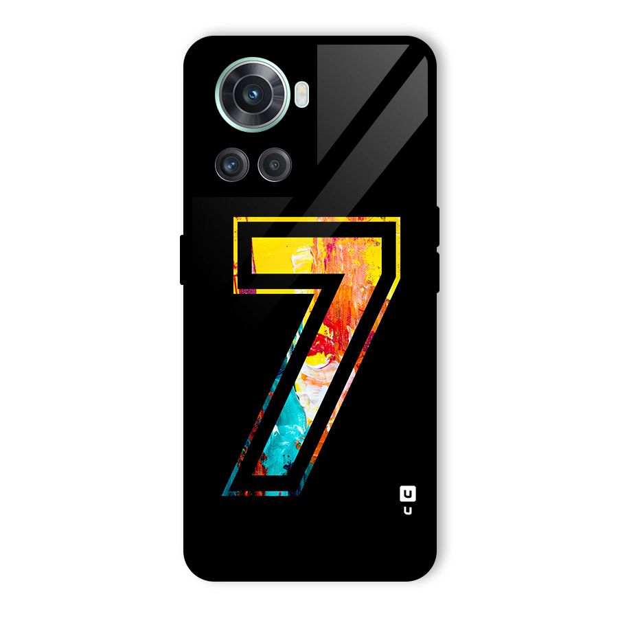 Lucky Number Glass Back Case for OnePlus 10R