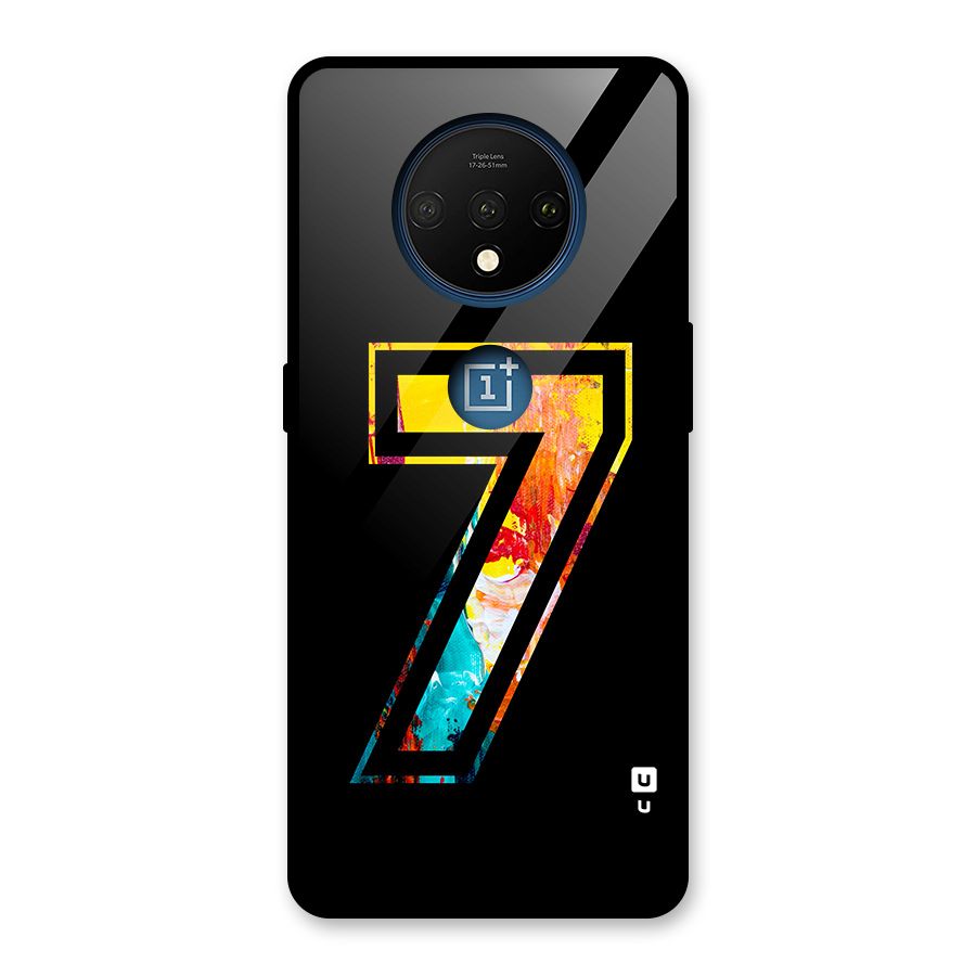 Lucky Number Glass Back Case for OnePlus 7T
