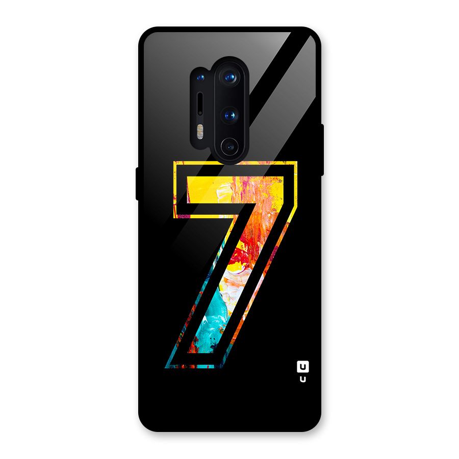 Lucky Number Glass Back Case for OnePlus 8 Pro