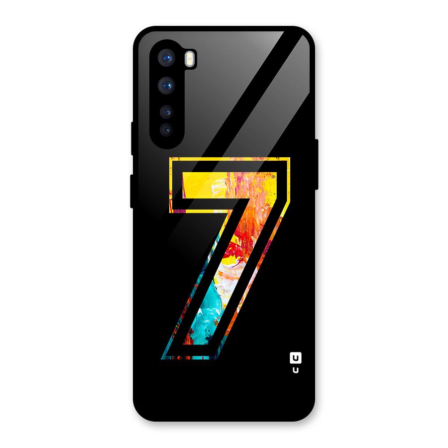Lucky Number Glass Back Case for OnePlus Nord