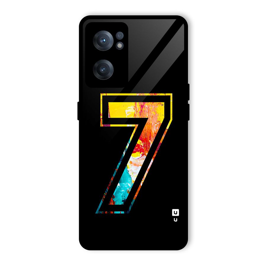 Lucky Number Glass Back Case for OnePlus Nord CE 2 5G