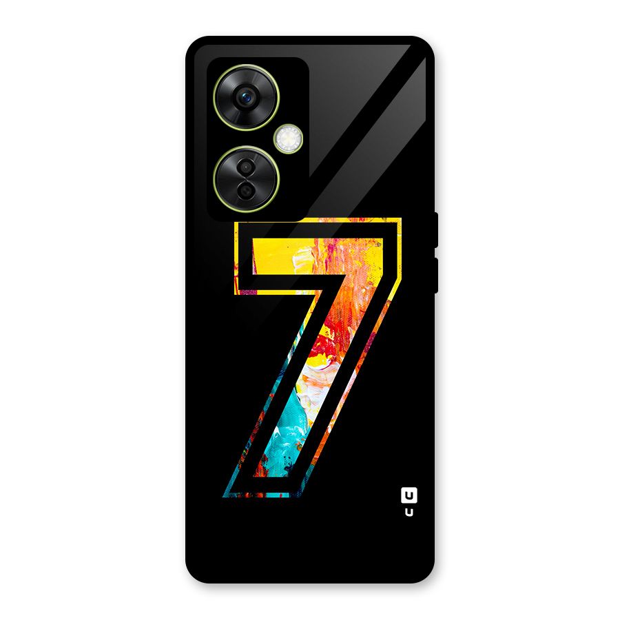 Lucky Number Glass Back Case for OnePlus Nord CE 3 Lite